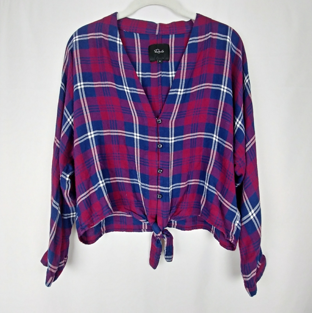 Rails Plaid Crop Top